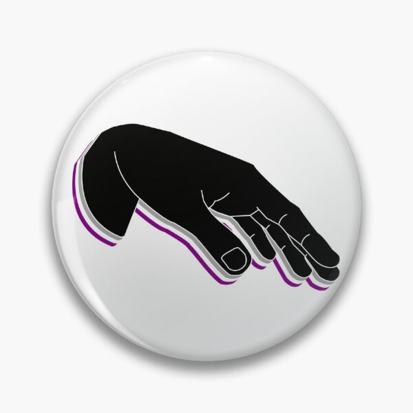 Item preview, Asexual Limp Wrist Hand Gesture designed and sold by BeardedSpaghet.