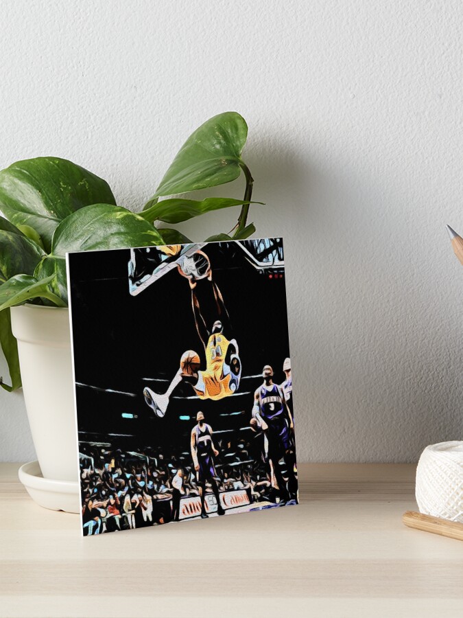 Shaquille O'neal young bully - basketball moments Art Board Print by  HoopHouse