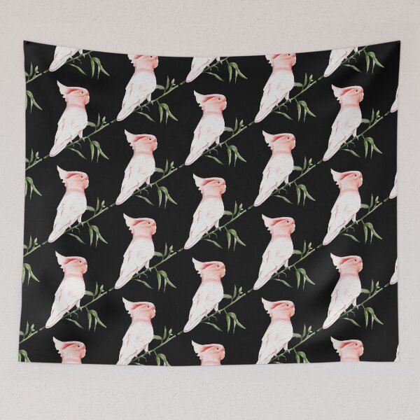 Item preview, Major Mitchells Pink Parrot Tropical Exotic Animals Birds Watercolor Parrot  designed and sold by Mr-Kawachi.