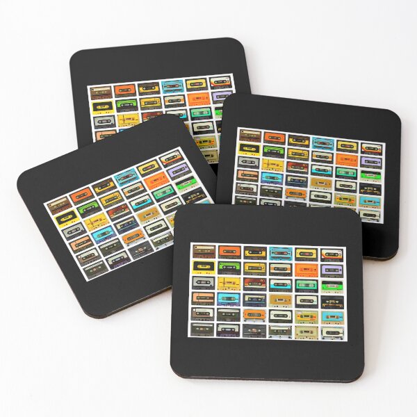 Item preview, 1980's Cassette Tapes Montage Postcard designed and sold by paulaNash52.