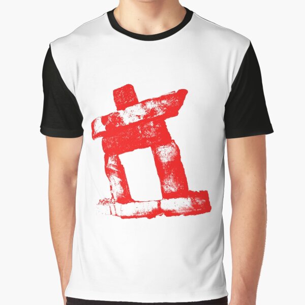 Canada rock man -RED- Graphic T-Shirt