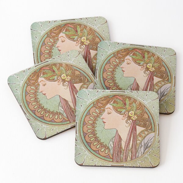 Item preview, Laurel (1901) - Alphonse Mucha designed and sold by SALON DES ARTS.