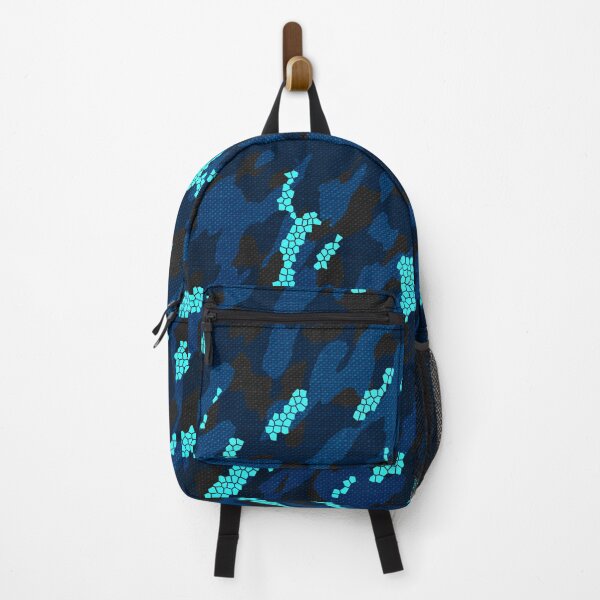 Item preview, Camouflage - Navy Blue and Cyan  designed and sold by Tshirtstory.