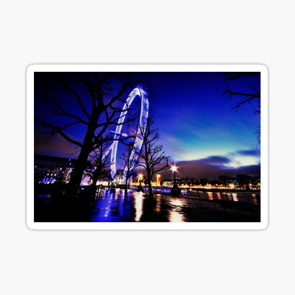 The Millennium Wheel an artistic perspective Sticker