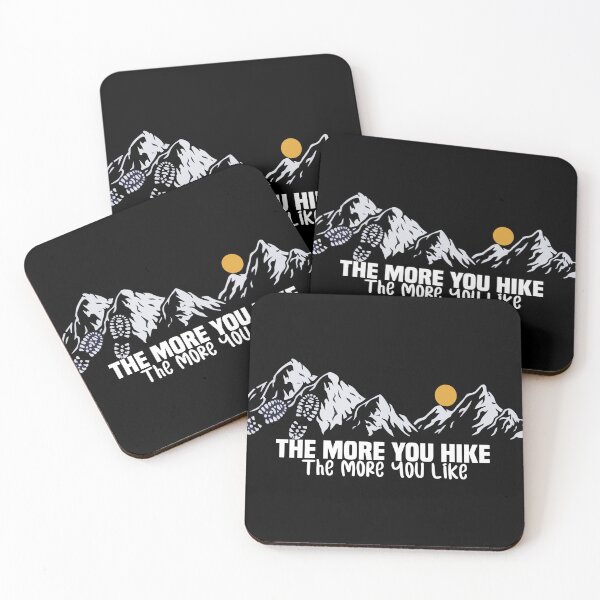 Item preview, The More You Hike The More You Like, Gift For Adventure Outdoor Camping Mountaineer Trekking Hiking Lovers designed and sold by ZOUBAH.