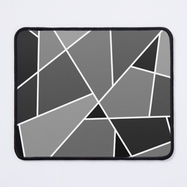 Item preview, Gray Modern Geometric Pattern designed and sold by MinEkkoArt.