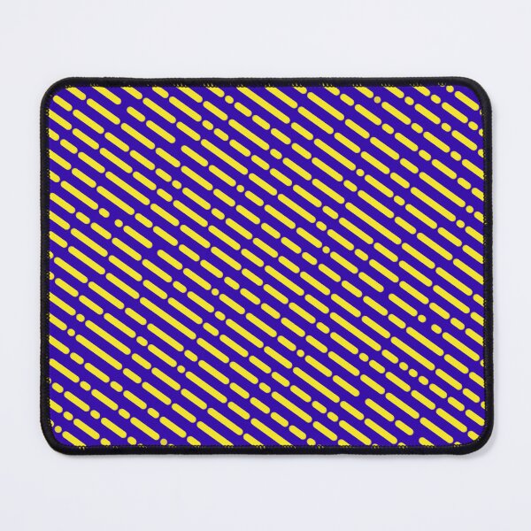 Item preview, Yellow dashed lines pattern - Purple designed and sold by MinEkkoArt.
