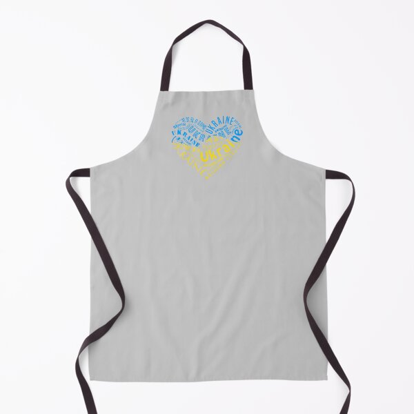 Item preview, Ukraine heart in different languages. Blue and yellow Ukrainian colors designed and sold by BeRudeShop.