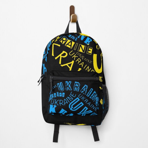 Item preview, Ukraine heart in different languages. Blue and yellow Ukrainian colors designed and sold by BeRudeShop.