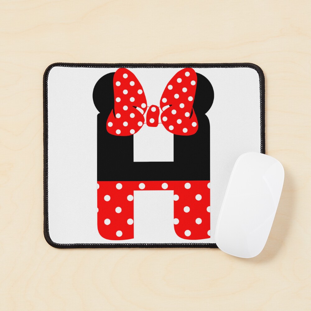 "Minnie Monogram - H" Poster for Sale by Owlies-Barn | Redbubble