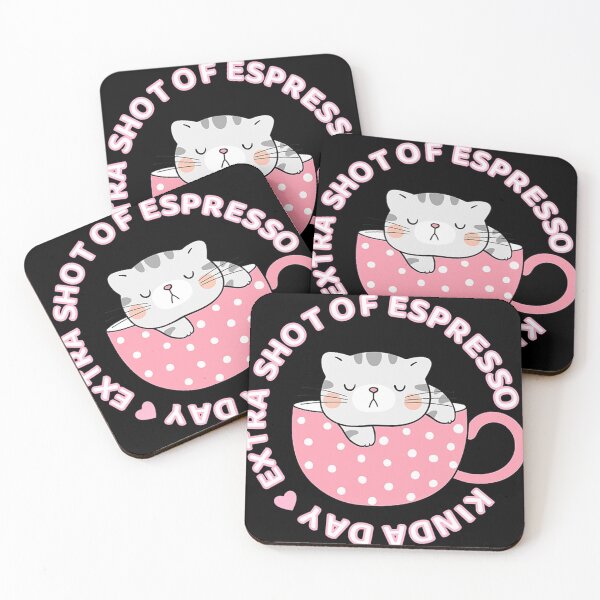 Item preview, Extra Shot Of Espresso Kinda Day Cat Classic . designed and sold by ezechudnbowy.