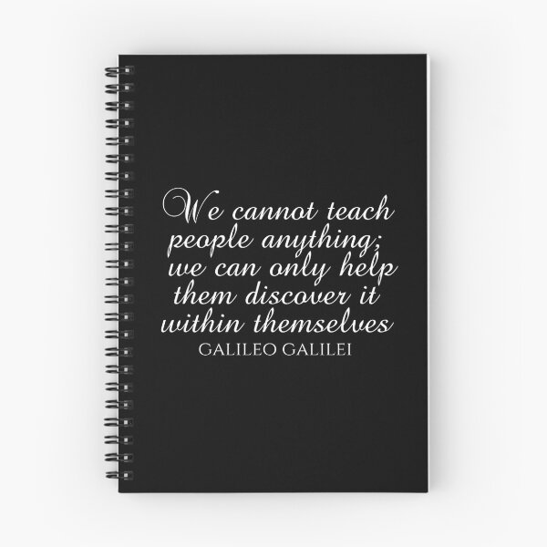 Item preview, Education Quotes - We Cannot Teach People Anything We Can Only Help Them Discover It Within Themselves - Galileo Galilei designed and sold by PhiloJourney.