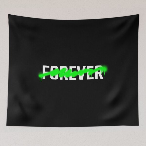 Item preview, Forever, green graffiti spray  designed and sold by MindBlownWill.