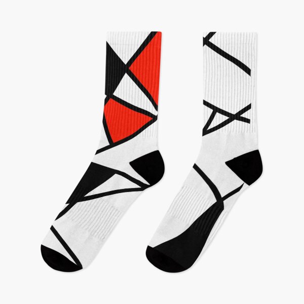 Item preview, Red modern geometric pattern designed and sold by MinEkkoArt.