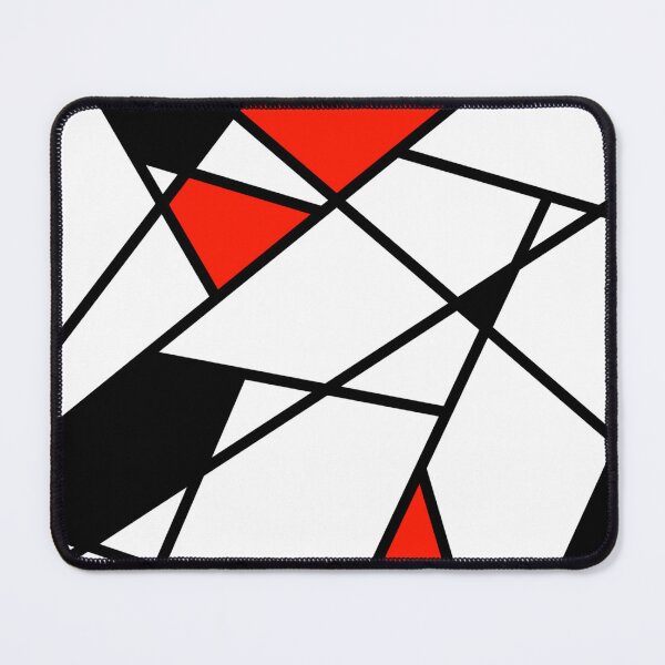 Item preview, Red modern geometric pattern designed and sold by MinEkkoArt.