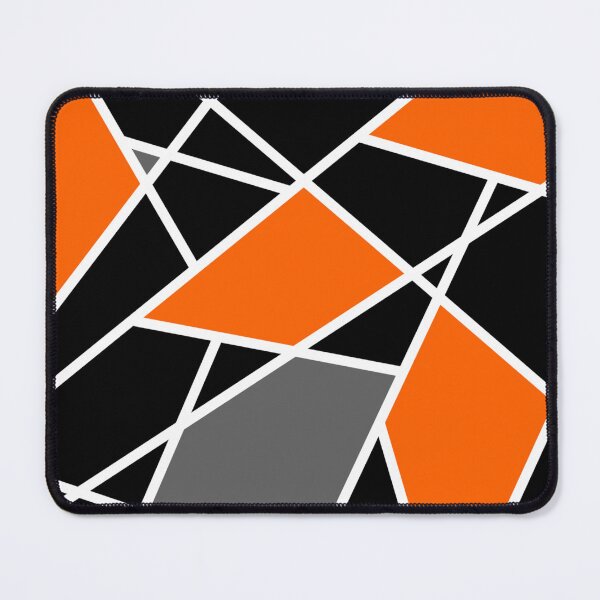 Item preview, Geometric modern orange pattern designed and sold by MinEkkoArt.