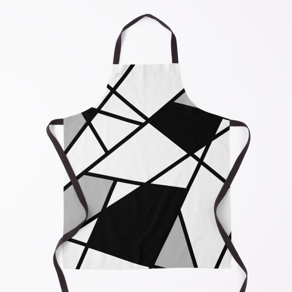 Item preview, Black modern geometric pattern designed and sold by MinEkkoArt.