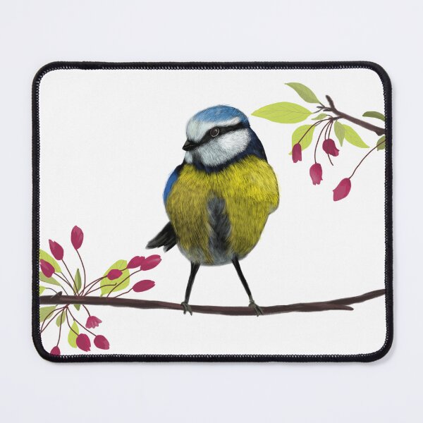 Item preview, Tit Bird Nature Illustration Spring designed and sold by Blessthings.
