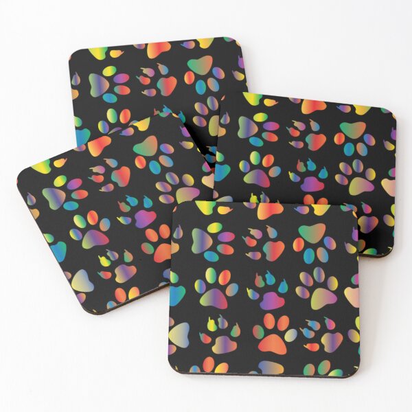 Item preview, RAINBOW PUPPY PAWS designed and sold by krazyamerican.