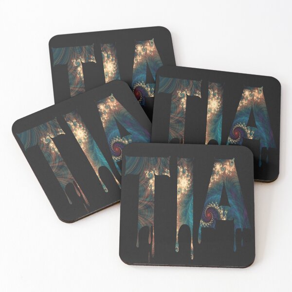 Item preview, Tia girls name abstract text design designed and sold by Areashor.