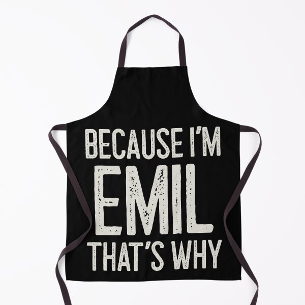 Item preview, Because I’m Emil That’s Why Funny Personalized Name designed and sold by MariosNydras.