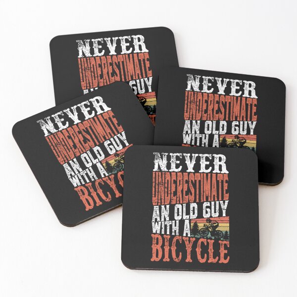 Item preview, Copy of An Old Guy On A Bicycle Cycling Vintage Never Underestimate  designed and sold by Mariaxjulio.
