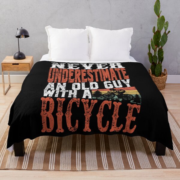 Item preview, Copy of An Old Guy On A Bicycle Cycling Vintage Never Underestimate  designed and sold by Mariaxjulio.