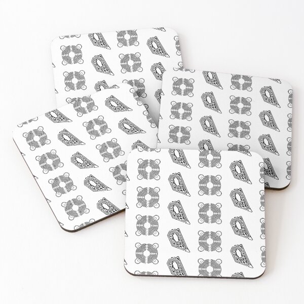 Item preview, Saffron Walden Mazes Diptych (black) designed and sold by Twenty Twenty Visions.
