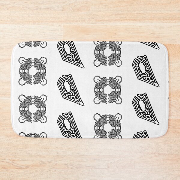 Item preview, Saffron Walden Mazes Diptych (black) designed and sold by Twenty Twenty Visions.
