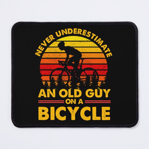 Item preview, Copy of An Old Guy On A Bicycle Cycling Vintage Never Underestimate designed and sold by Mariaxjulio.