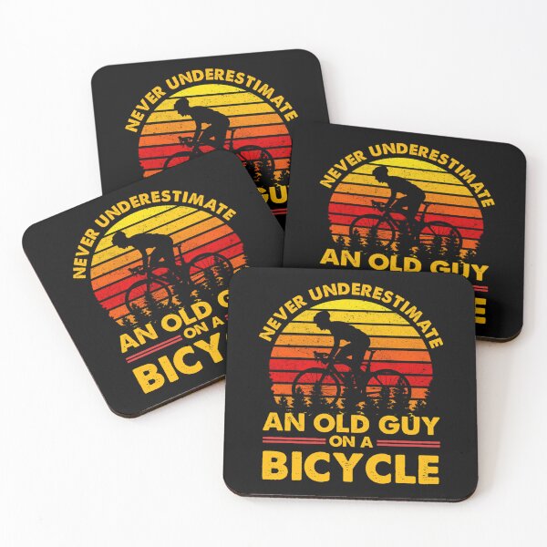 Item preview, Copy of An Old Guy On A Bicycle Cycling Vintage Never Underestimate  designed and sold by Mariaxjulio.