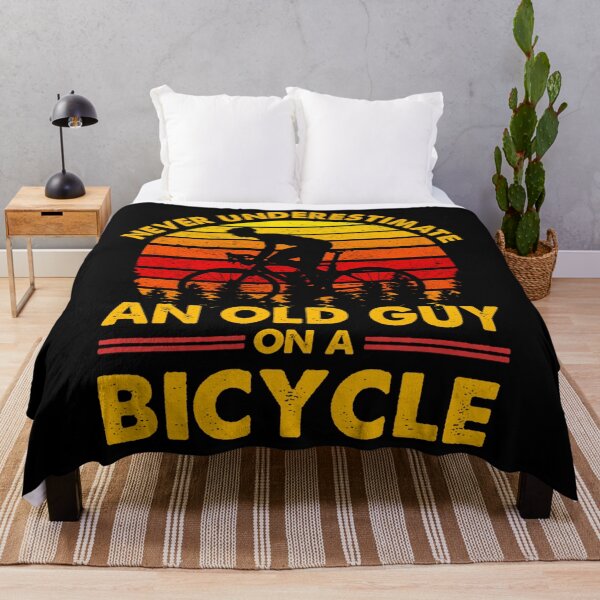 Item preview, Copy of An Old Guy On A Bicycle Cycling Vintage Never Underestimate  designed and sold by Mariaxjulio.