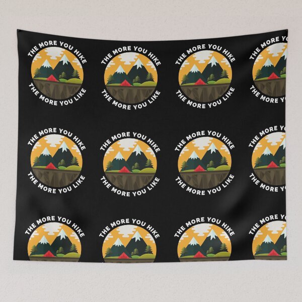 Item preview, The More You Hike The More You Like - Gift For Adventure Outdoor Camping Mountaineer Trekking Hiking Lovers designed and sold by ExploreTheStore.