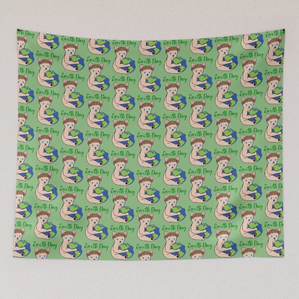 Item preview, Earth Day Earth Bear #4 designed and sold by Hypnotees.