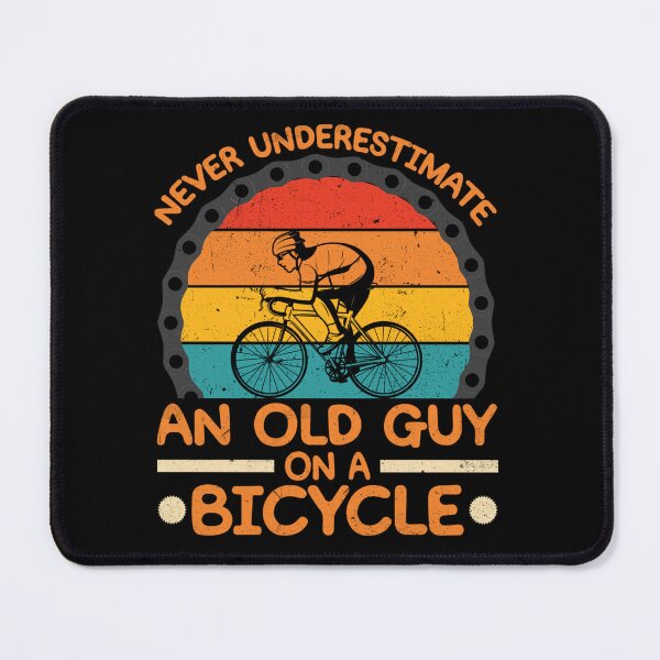 Item preview, Copy of An Old Guy On A Bicycle Cycling Vintage Never Underestimate designed and sold by Mariaxjulio.