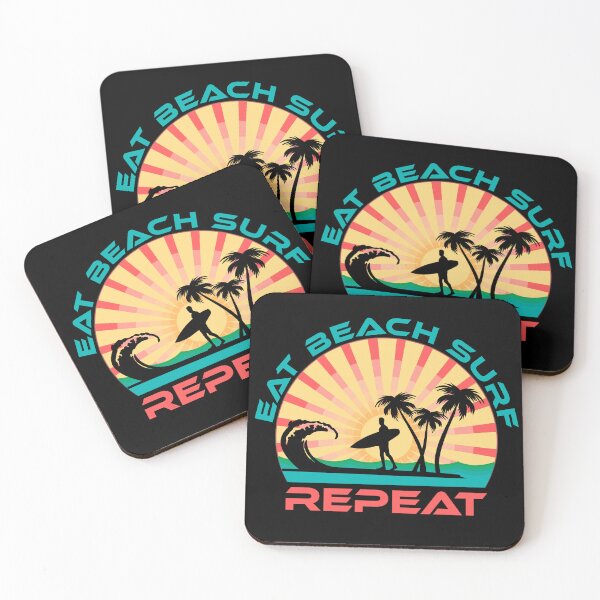 Item preview, Eat Beach Surf Repeat, Boho Sunset designed and sold by ACC .