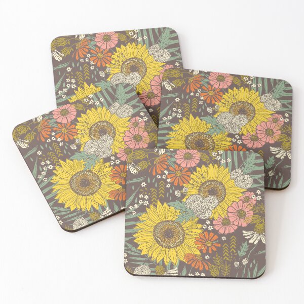 Item preview, Sunflowers and Mums designed and sold by Jacqueline Hurd.