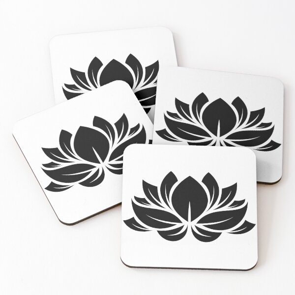 Item preview, Black Lotus Flower Mandala designed and sold by SoccaTamam.