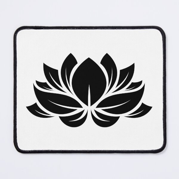 Item preview, Black Lotus Flower Mandala designed and sold by SoccaTamam.