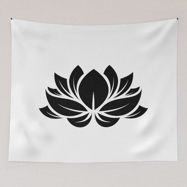 Item preview, Black Lotus Flower Mandala designed and sold by SoccaTamam.