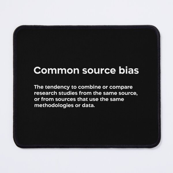 Item preview, Common source bias white designed and sold by EdimQuotes.