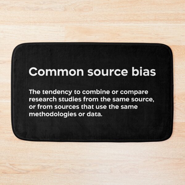 Item preview, Common source bias white designed and sold by EdimQuotes.