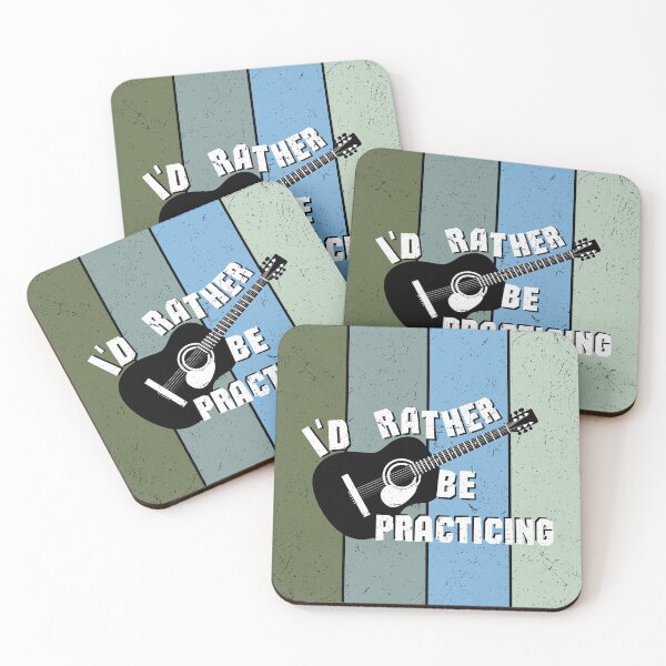 Item preview, I'd Rather Be Practicing - Acoustic Guitar designed and sold by bloody-L.