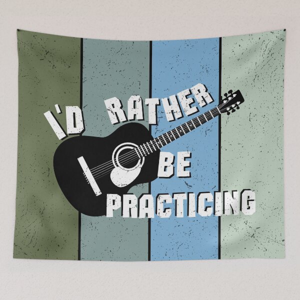 Item preview, I'd Rather Be Practicing - Acoustic Guitar designed and sold by bloody-L.