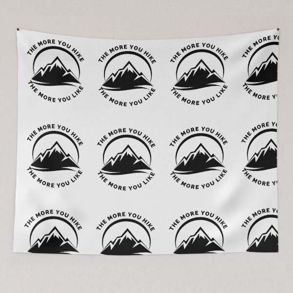 Item preview, The More You Hike The More You Like - Gift For Adventure Outdoor Camping Mountaineer Trekking Hiking Lovers designed and sold by ExploreTheStore.