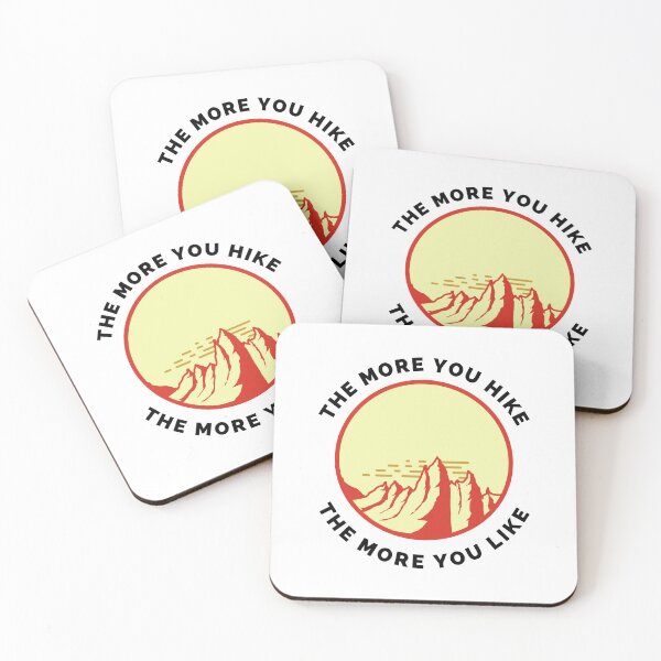 Item preview, The More You Hike The More You Like - Gift For Adventure Outdoor Camping Mountaineer Trekking Hiking Lovers designed and sold by ExploreTheStore.