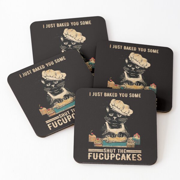 Item preview, Black Cat Just Baked You Some Shut The Fucup Cakes designed and sold by RobeLan.