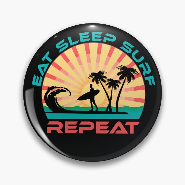 Item preview, Eat Sleep Surf Repeat, Boho Sunset designed and sold by ACC .