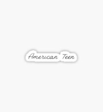 American Teen Words Sticker