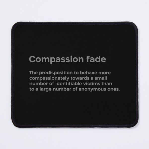 Item preview, Compassion fade grey designed and sold by EdimQuotes.